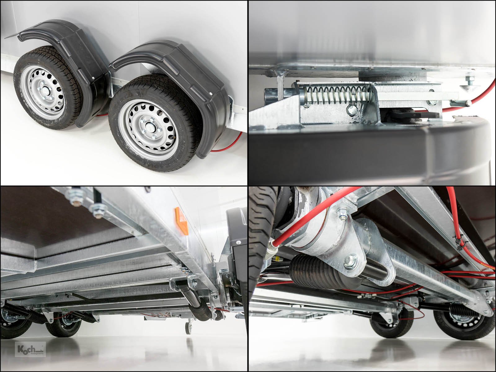 Anhänger des Typs Sonstige Koffer-Absenkanhänger 157x343cm Höhe:190cm 2,7t|silber (Ko13281934So), Neumaschine in Winsen (Luhe) (Bild 11)